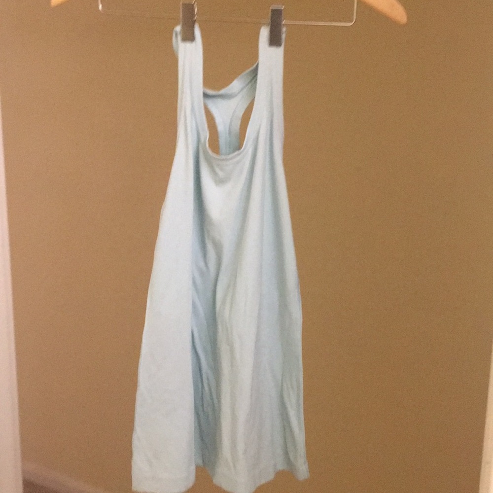 Light Blue Lululemon workout shirt size unknown